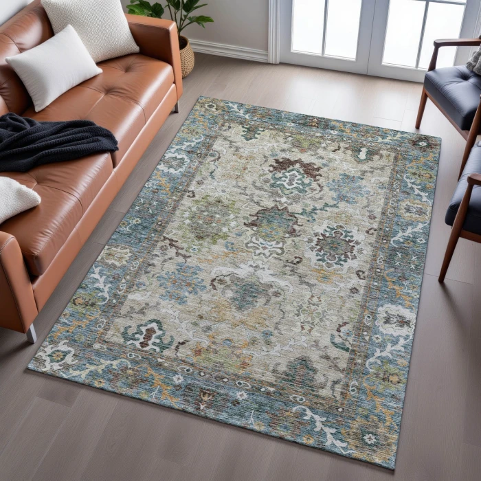 Dalyn Silk Road Teal SR5 8ft. x 10ft. Rug