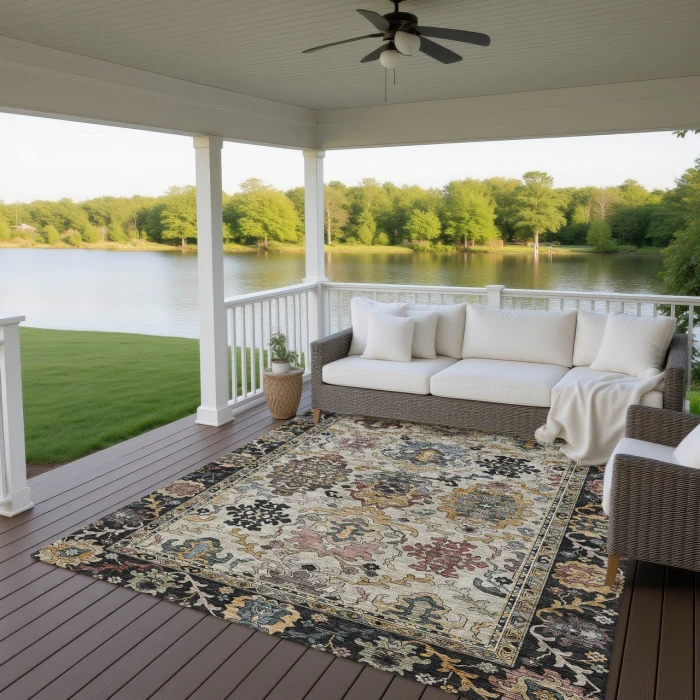 Dalyn Silk Road Black SR5 8ft. x 10ft. Rug