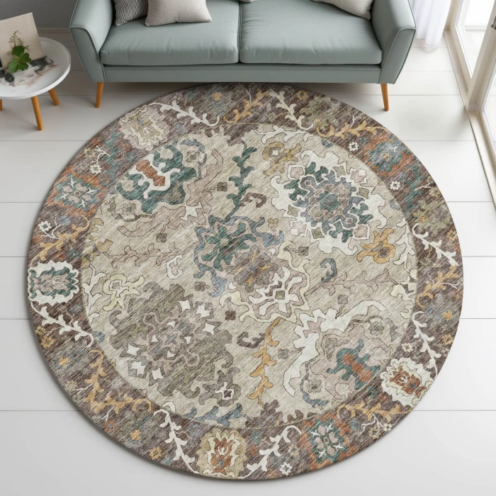 Dalyn Silk Road Brown SR5 8ft. x 8ft. Rug