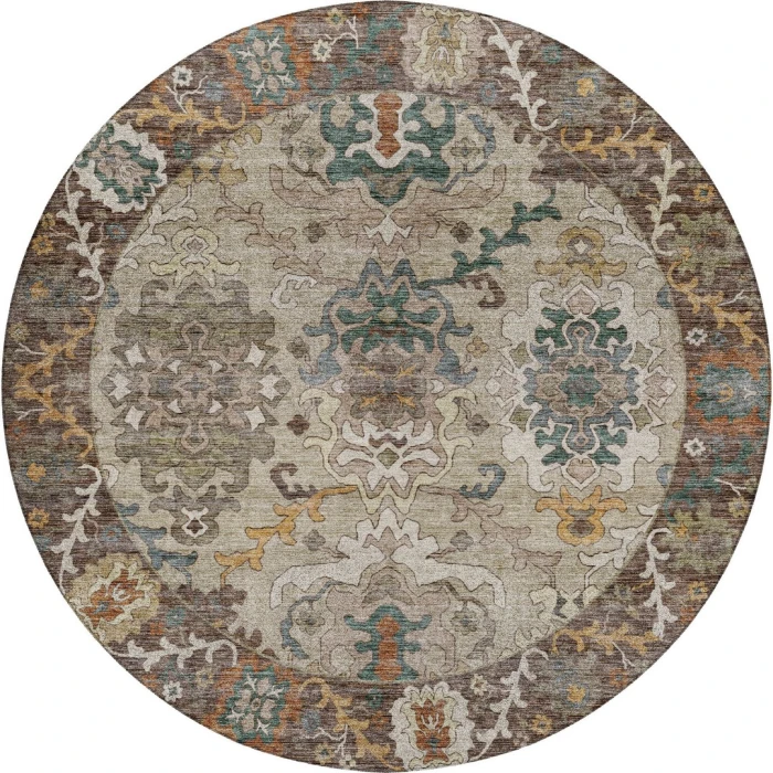 Dalyn Silk Road Brown SR5 8ft. x 8ft. Rug