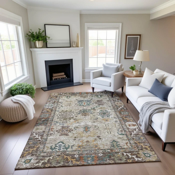 Dalyn Silk Road Brown SR5 10ft. x 14ft. Rug