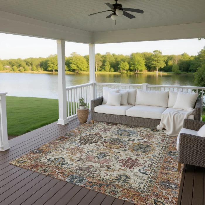 Dalyn Silk Road Orange SR5 10ft. x 14ft. Rug