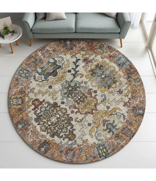 Dalyn Silk Road Orange SR5 8ft. x 8ft. Rug