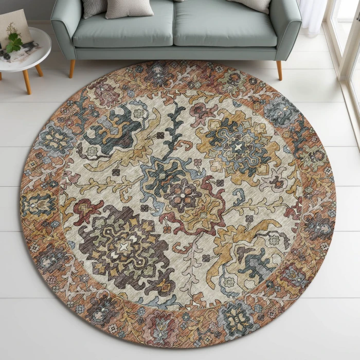 Dalyn Silk Road Orange SR5 8ft. x 8ft. Rug
