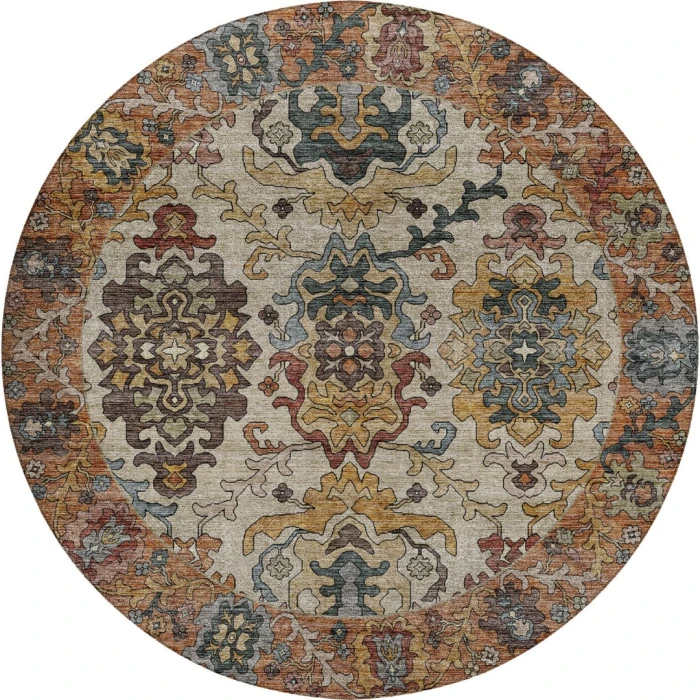Dalyn Silk Road Orange SR5 8ft. x 8ft. Rug