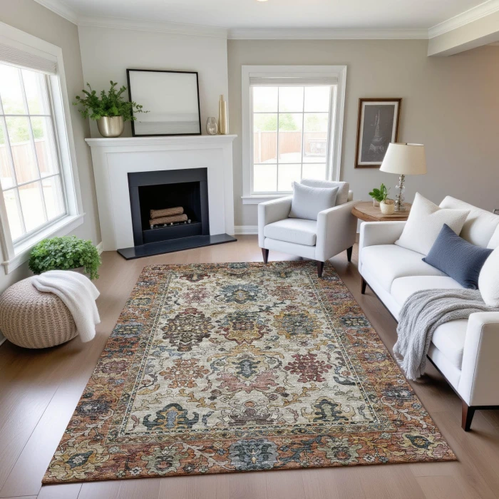 Dalyn Silk Road Orange SR5 10ft. x 14ft. Rug