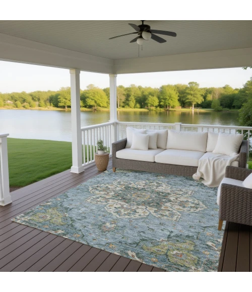 Dalyn Silk Road Teal SR6 3ft. x 5ft. Rug