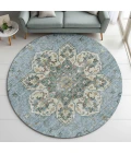 Dalyn Silk Road Teal SR6 8ft. x 8ft. Rug
