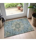 Dalyn Silk Road Teal SR6 1ft.8in. x 2ft.6in. Rug