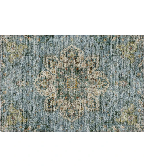 Dalyn Silk Road Teal SR6 1ft.8in. x 2ft.6in. Rug