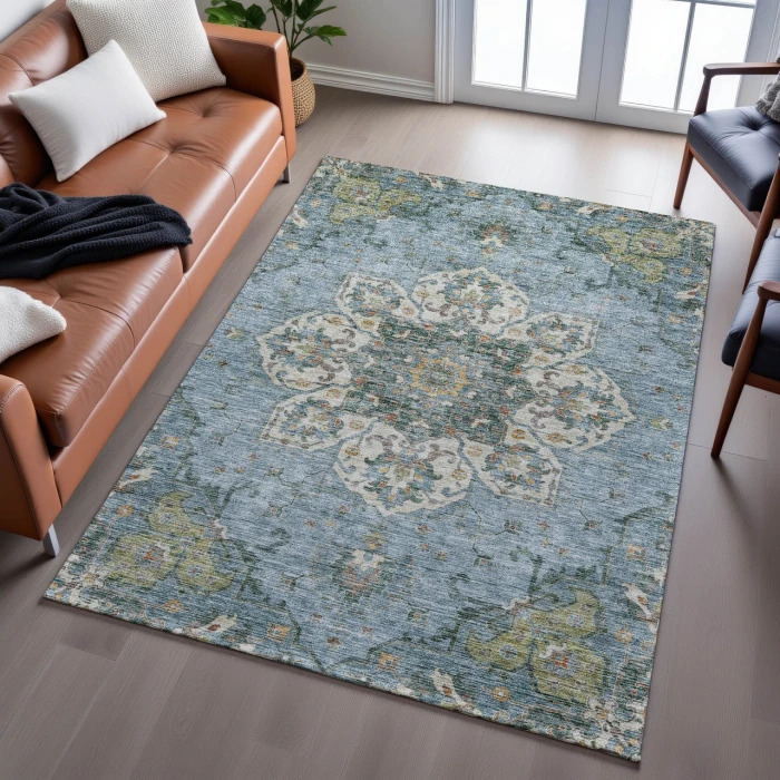 Dalyn Silk Road Teal SR6 5ft. x 7ft.6in. Rug
