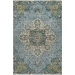 Dalyn Silk Road Teal SR6 9ft. x 12ft. Rug