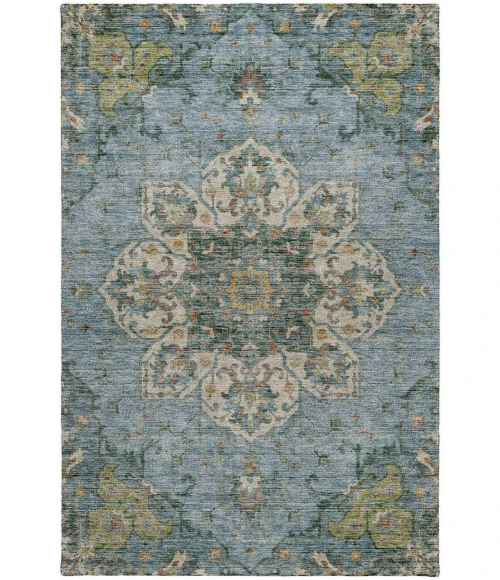 Dalyn Silk Road Teal SR6 3ft. x 5ft. Rug