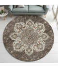 Dalyn Silk Road Brown SR6 8ft. x 8ft. Rug