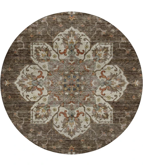 Dalyn Silk Road Brown SR6 8ft. x 8ft. Rug