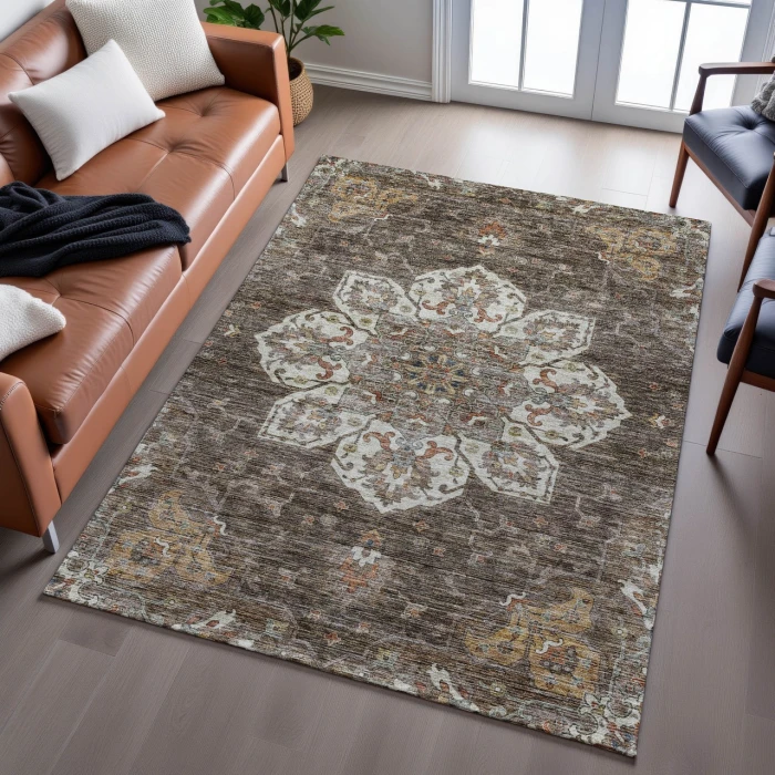 Dalyn Silk Road Brown SR6 6ft.6in. x 9ft.6in. Rug