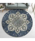 Dalyn Silk Road Blue SR6 8ft. x 8ft. Rug