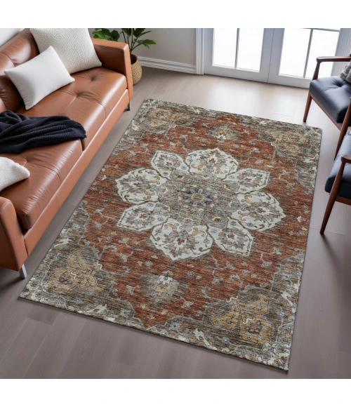 Dalyn Silk Road Orange SR6 6ft.6in. x 9ft.6in. Rug