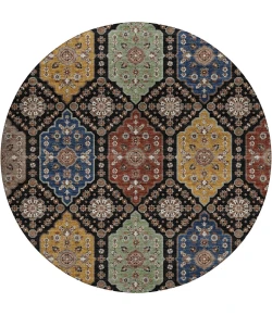 Dalyn Silk Road Black SR7 8ft. x 8ft. Rug