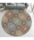 Dalyn Silk Road Brown SR7 8ft. x 8ft. Rug