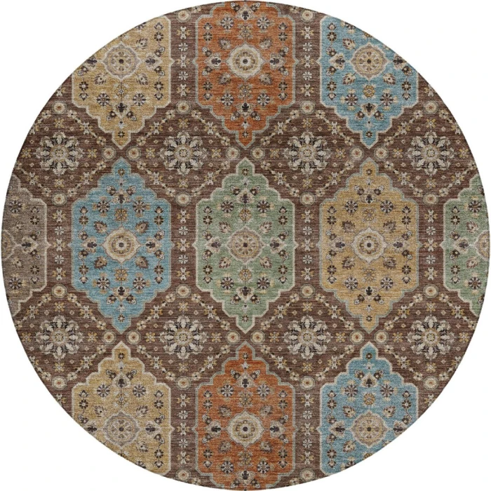 Dalyn Silk Road Brown SR7 8ft. x 8ft. Rug