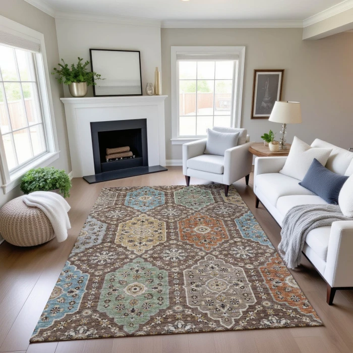 Dalyn Silk Road Brown SR7 10ft. x 14ft. Rug
