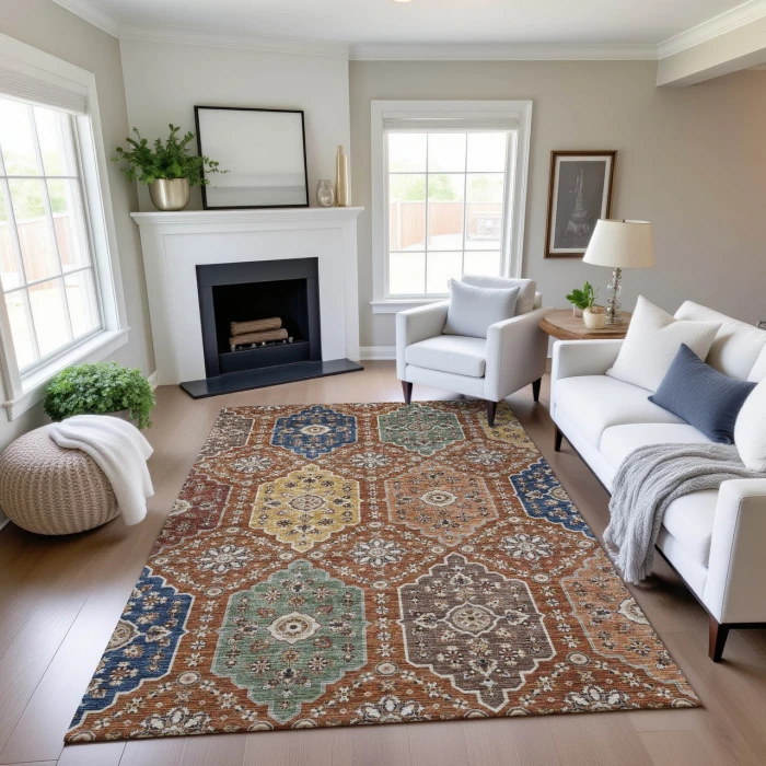 Dalyn Silk Road Orange SR7 2ft.6in. x 3ft.10in. Rug