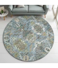 Dalyn Silk Road Teal SR8 8ft. x 8ft. Rug