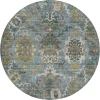 Dalyn Silk Road Teal SR8 8ft. x 8ft. Rug