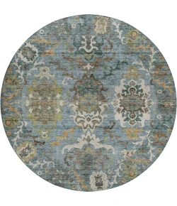 Dalyn Silk Road Teal SR8 8ft. x 8ft. Rug