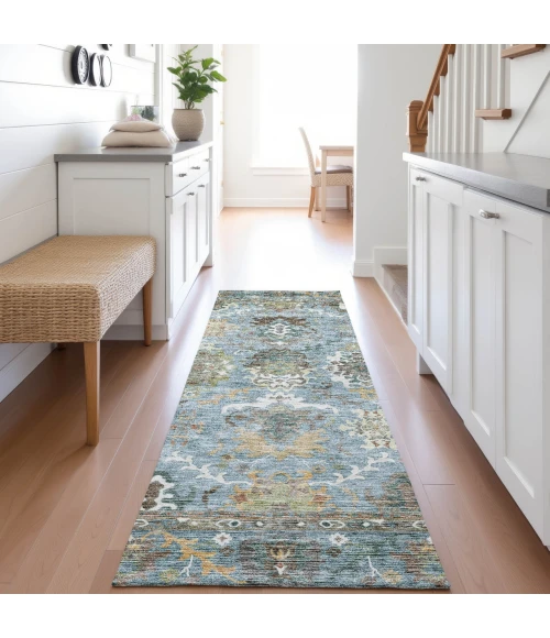 Dalyn Silk Road Teal SR8 2ft.3in. x 7ft.6in. Rug