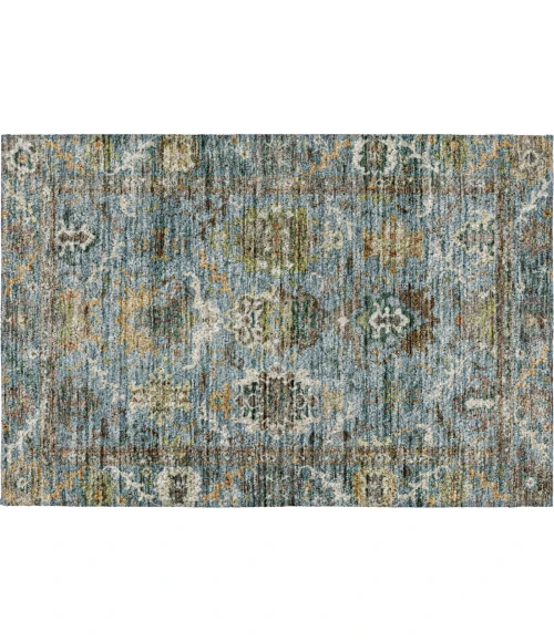 Dalyn Silk Road Teal SR8 1ft.8in. x 2ft.6in. Rug