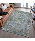 Dalyn Silk Road Teal SR8 9ft. x 12ft. Rug
