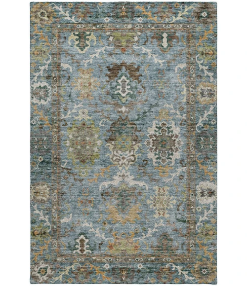 Dalyn Silk Road Teal SR8 9ft. x 12ft. Rug