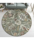 Dalyn Silk Road Green SR8 8ft. x 8ft. Rug