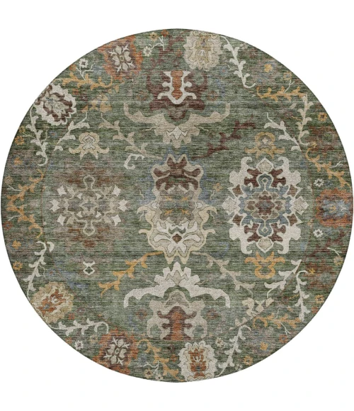 Dalyn Silk Road Green SR8 8ft. x 8ft. Rug