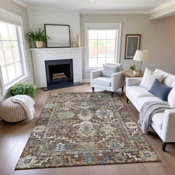 Dalyn Silk Road Brown SR8 10ft. x 14ft. Rug
