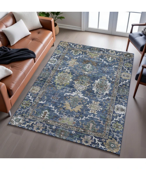 Dalyn Silk Road Blue SR8 9ft. x 12ft. Rug