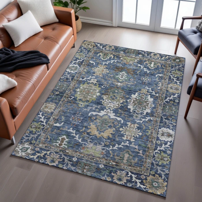 Dalyn Silk Road Blue SR8 8ft. x 10ft. Rug