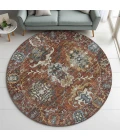 Dalyn Silk Road Orange SR8 8ft. x 8ft. Rug