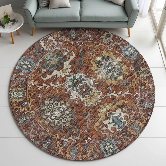 Dalyn Silk Road Orange SR8 8ft. x 8ft. Rug