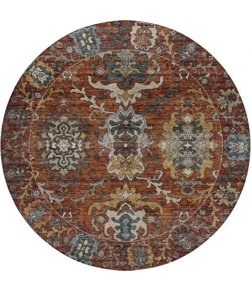 Dalyn Silk Road Orange SR8 8ft. x 8ft. Rug