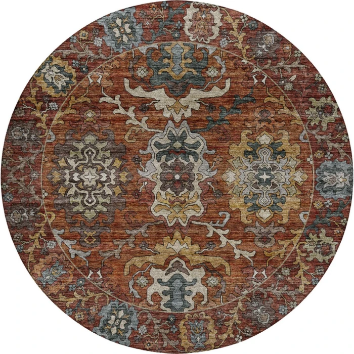 Dalyn Silk Road Orange SR8 8ft. x 8ft. Rug