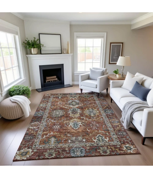 Dalyn Silk Road Orange SR8 9ft. x 12ft. Rug