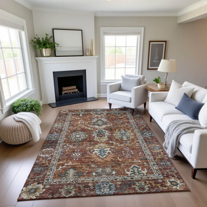Dalyn Silk Road Orange SR8 3ft. x 5ft. Rug