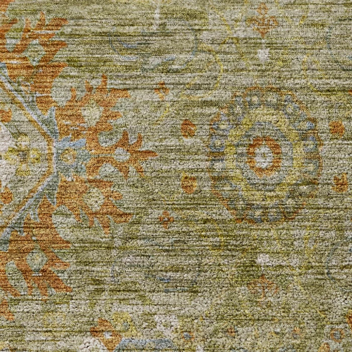 Dalyn Silk Road Green SR9 8ft. x 8ft. Rug