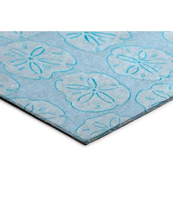 Dalyn Indoor/Outdoor Seabreeze SZ10 Sky Washable 2'6" x 3'10" Rug