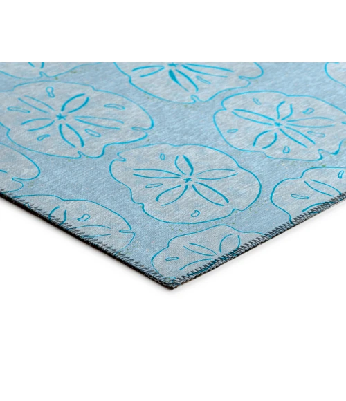 Dalyn Indoor/Outdoor Seabreeze SZ10 Sky Washable 2'6" x 3'10" Rug