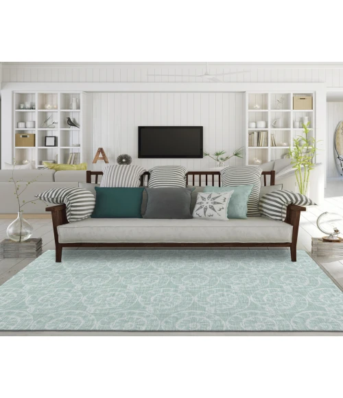 Dalyn Indoor/Outdoor Seabreeze SZ11 Sage Washable 2'6" x 3'10" Rug