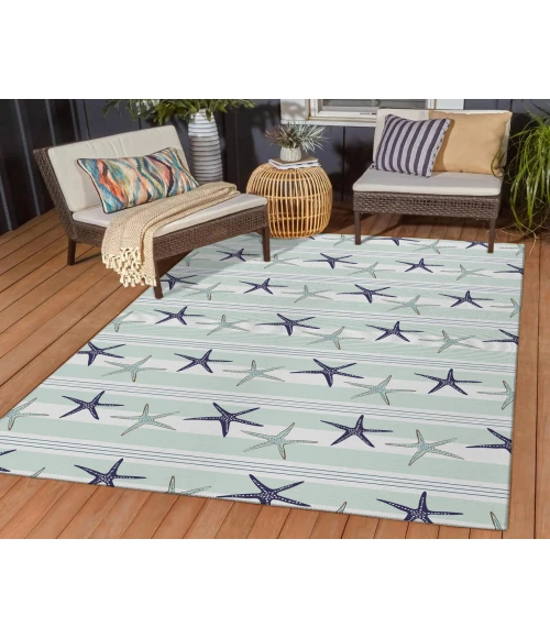 Dalyn Indoor/Outdoor Seabreeze SZ12 Mist Washable 2'6" x 3'10" Rug